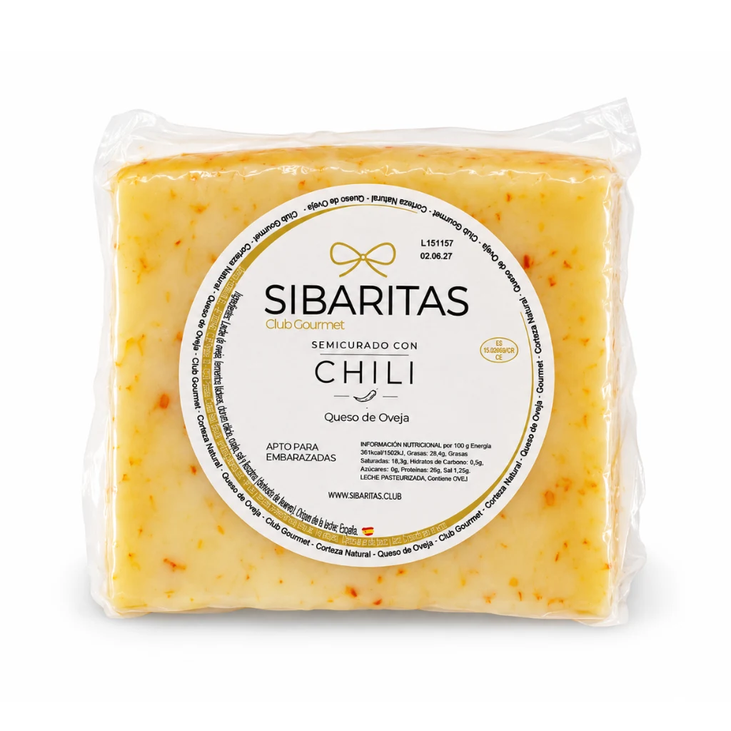 compara cuna queso de oveja con chili​