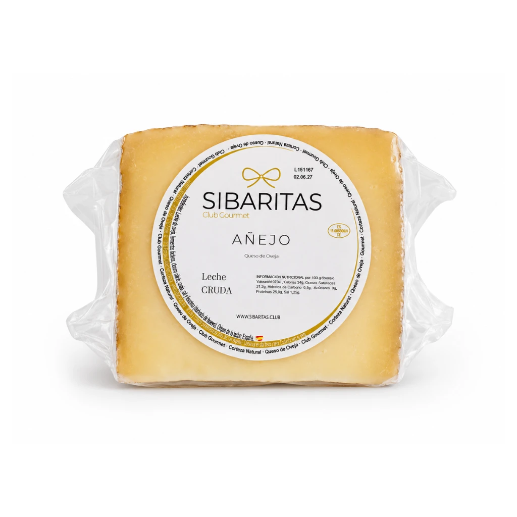 cuna de queso anejo de oveja