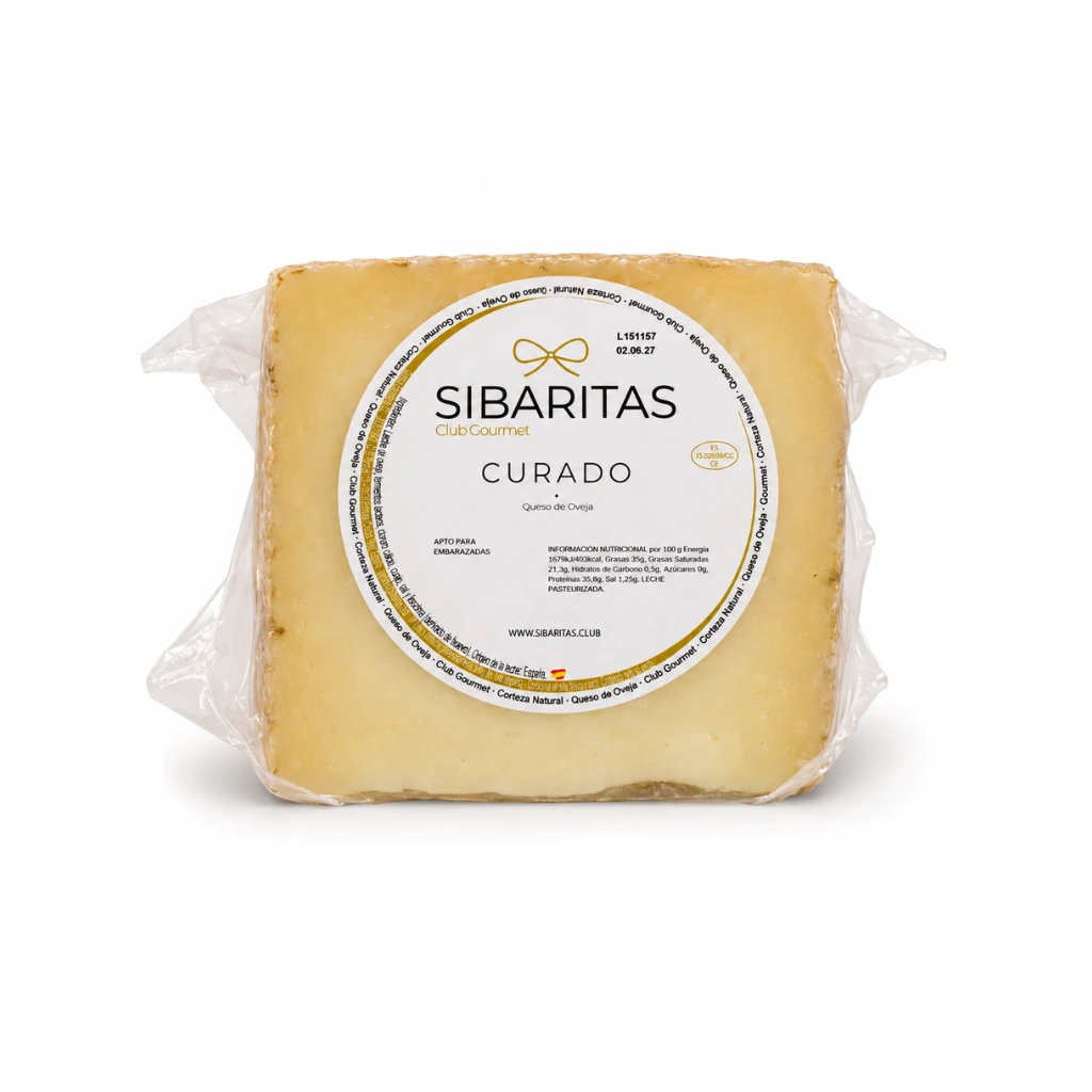 cuna de queso de oveja curado