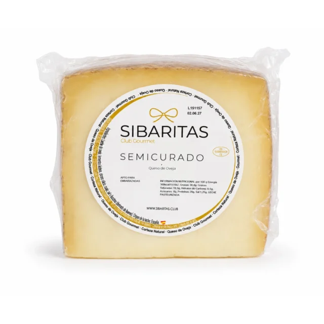 cuna de queso semicurado de oveja