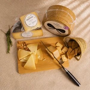Queso sin lactosa curado