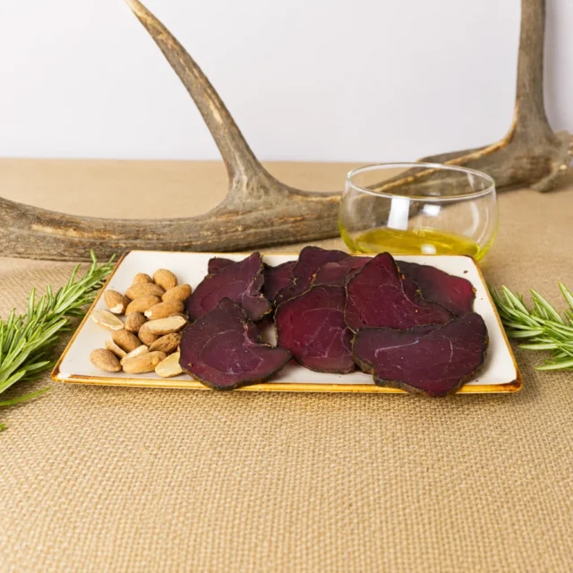 cecina de ciervo loncheado