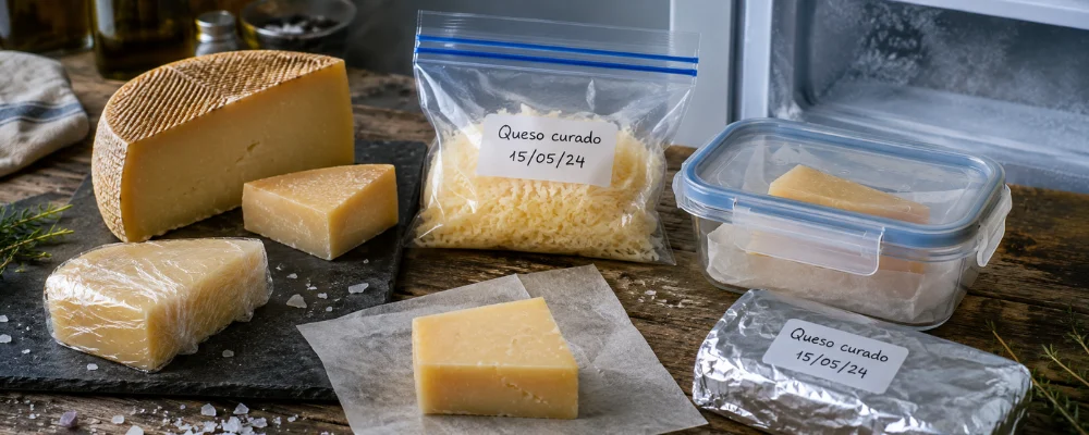 como congelar queso