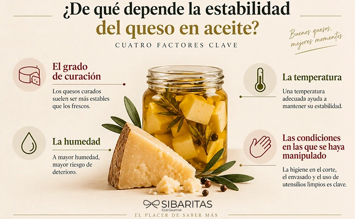 Como saber si el queso en aceite esta malo