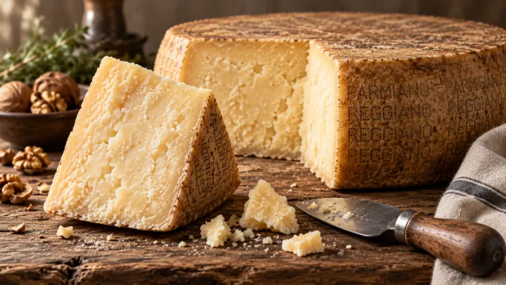 Queso Parmigiano Reggiano no contiene lactosa