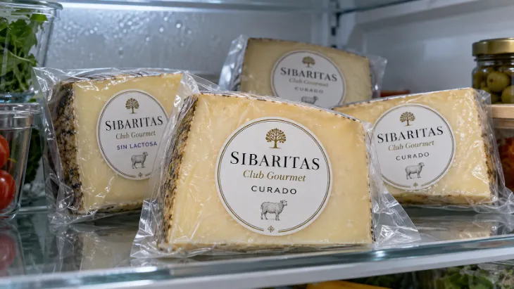 Cunas de queso Sibaritas en el frigorifico
